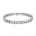 3104 AAA+ Round 0.5 carat Cubic Zirconia Tennis Bracelet for Woman Pulseira Classic Wedding Jewelry Lady Bracelet